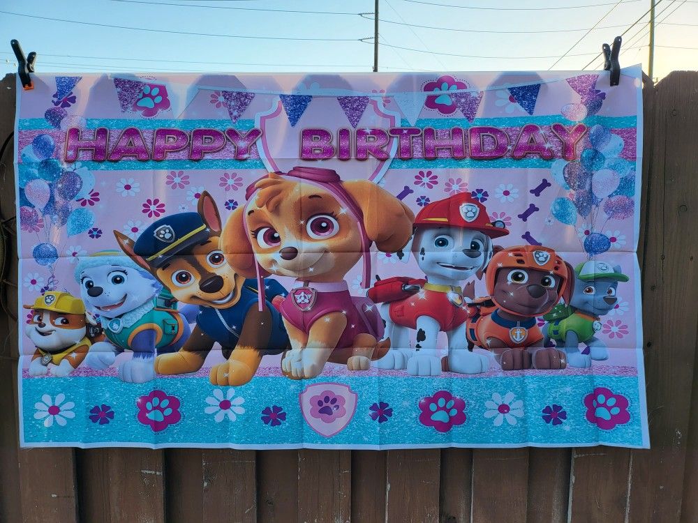 Pawpatrol Backdrop