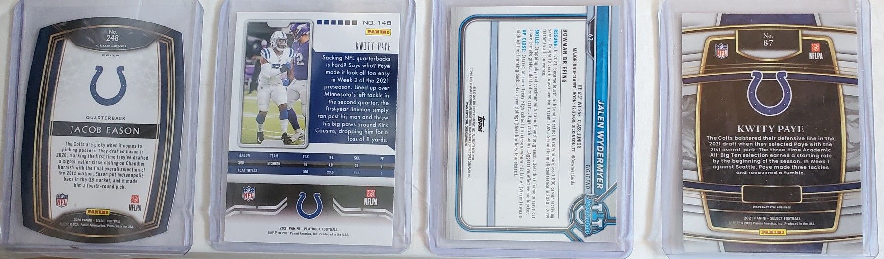 Indianapolis Colts Football Card Lot