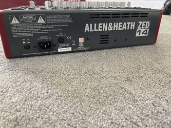 Allen and Heath Zed14 Stereo Mixer USB Interface Thumbnail