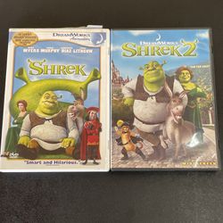 Shrek 1 & 2 DVD’s Thumbnail