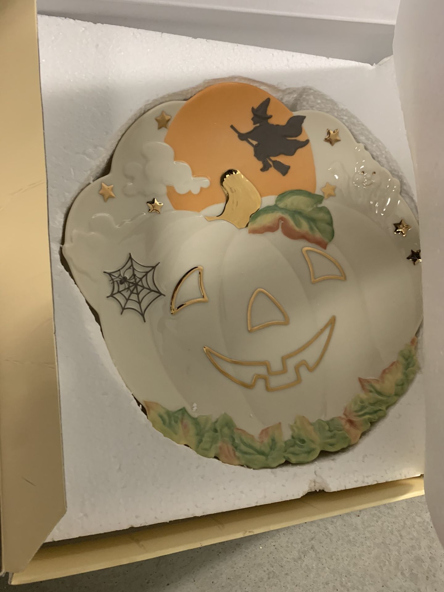 Pumpkin candy dish