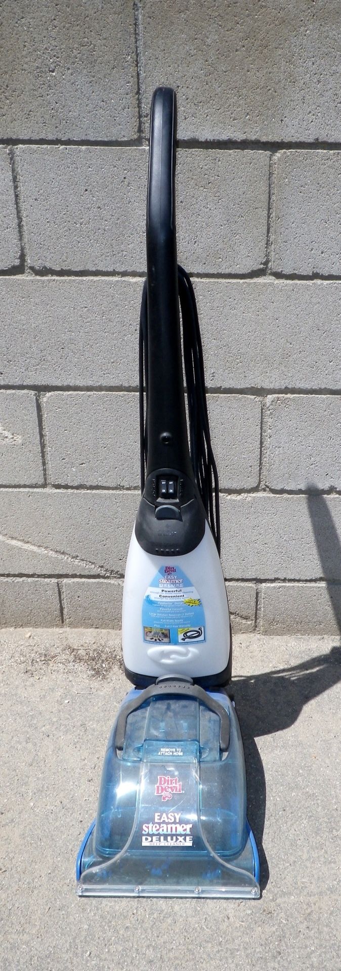 Dirt Devil Easy Steamer Deluxe Carpet Shampooer