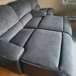 3 Piece Dual Power Reclining Chaise Sectional  Thumbnail