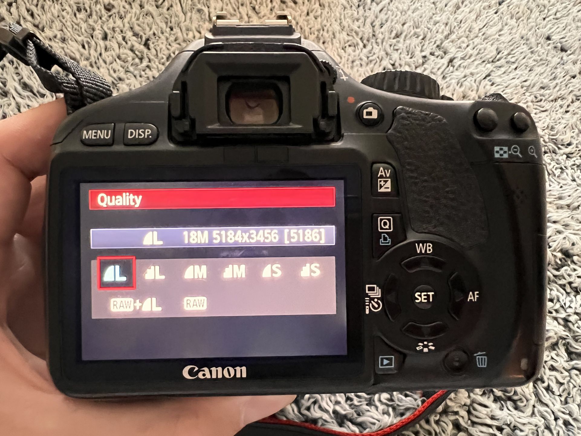 Canon Camera With Lens