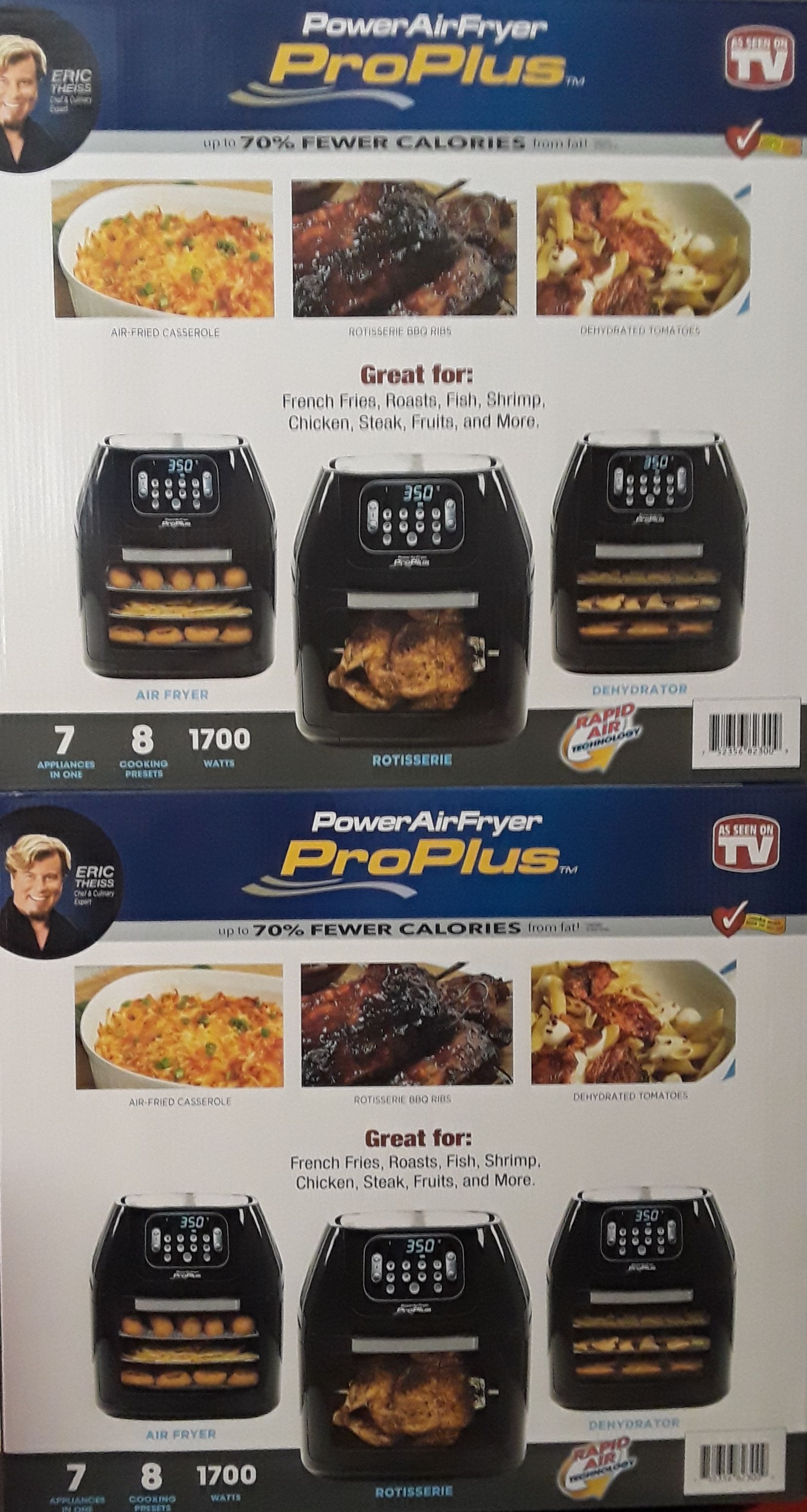 Power Air Fryer Oven Plus 7 in 1 Cooking Features with Professional