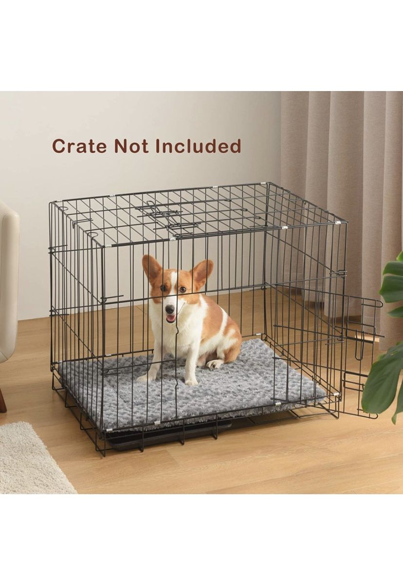 Dog Crate Bed for Small Medium Large & Extra Large Dogs/Cats Up to 75lbs, Crate Beds for Sleeping & Anti-Anxiety Pet Beds, Waterproof Bottom a