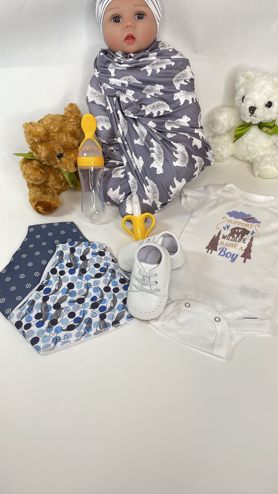 8pc Swaddle Receiving/ Coming Home Set