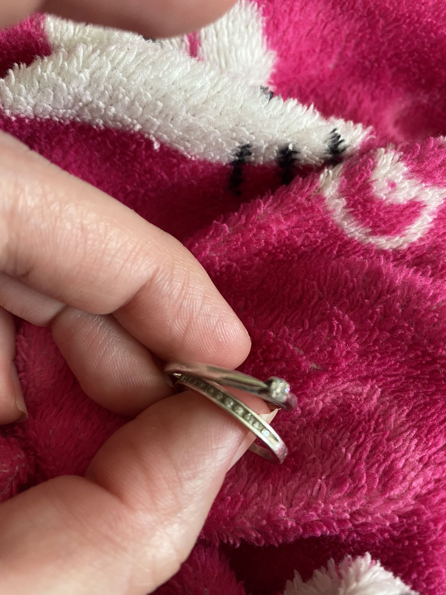 Silver wedding bands