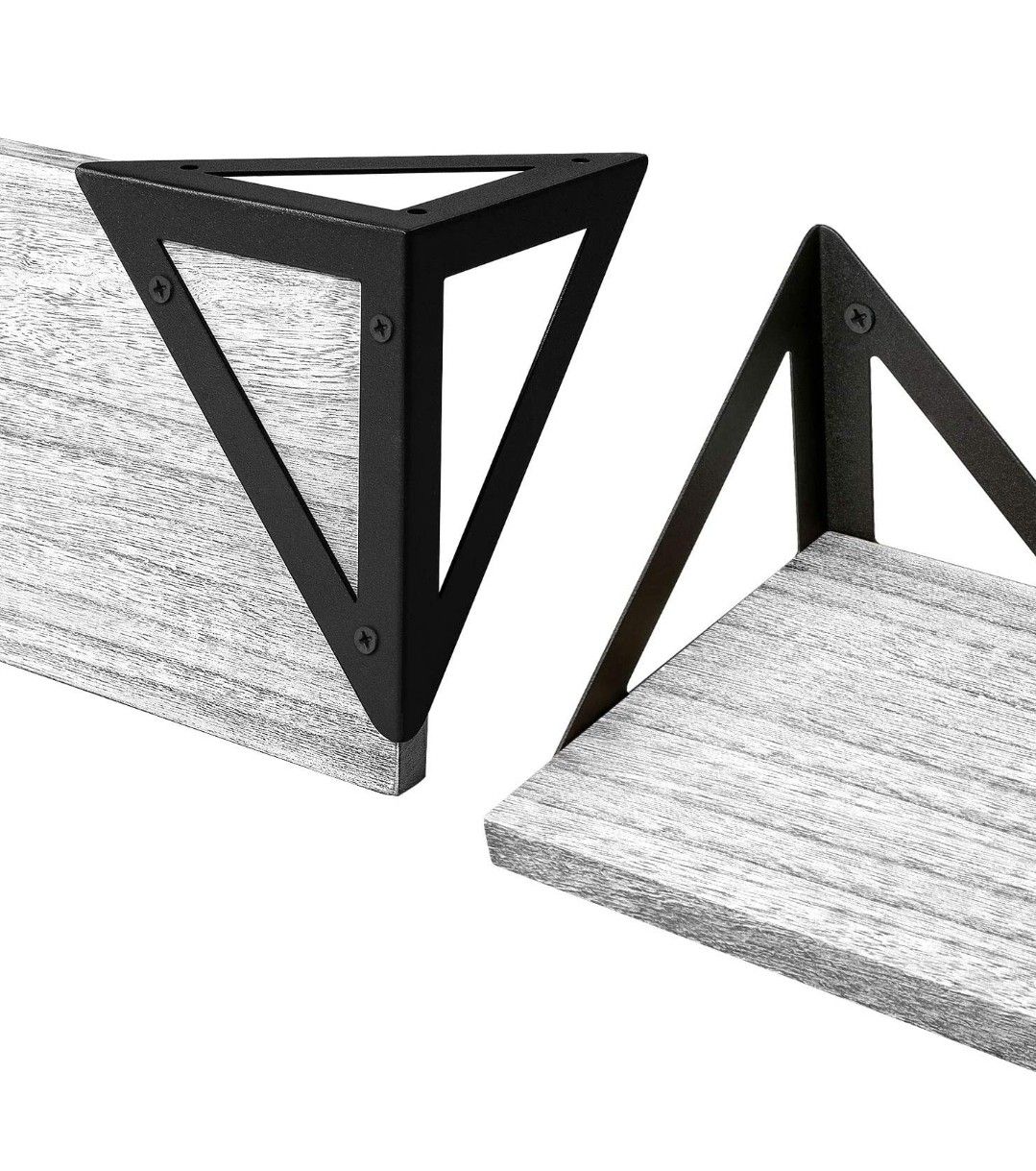 White Wall Mounted Set of 3, for Living Room