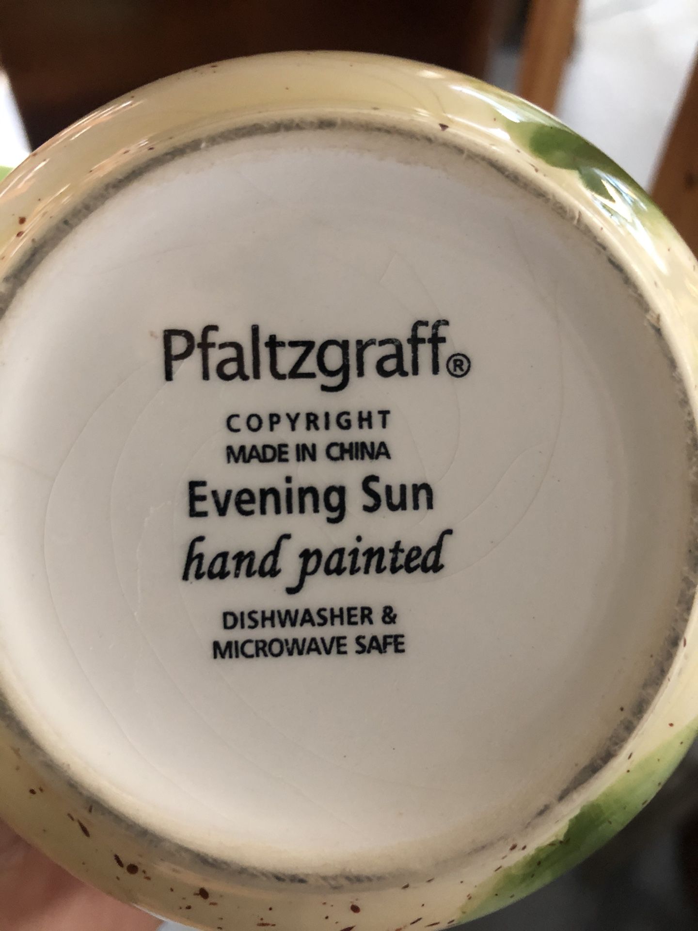 Pfaltzgraff Evening Sun Dinnerware Large Mug Hand Painted