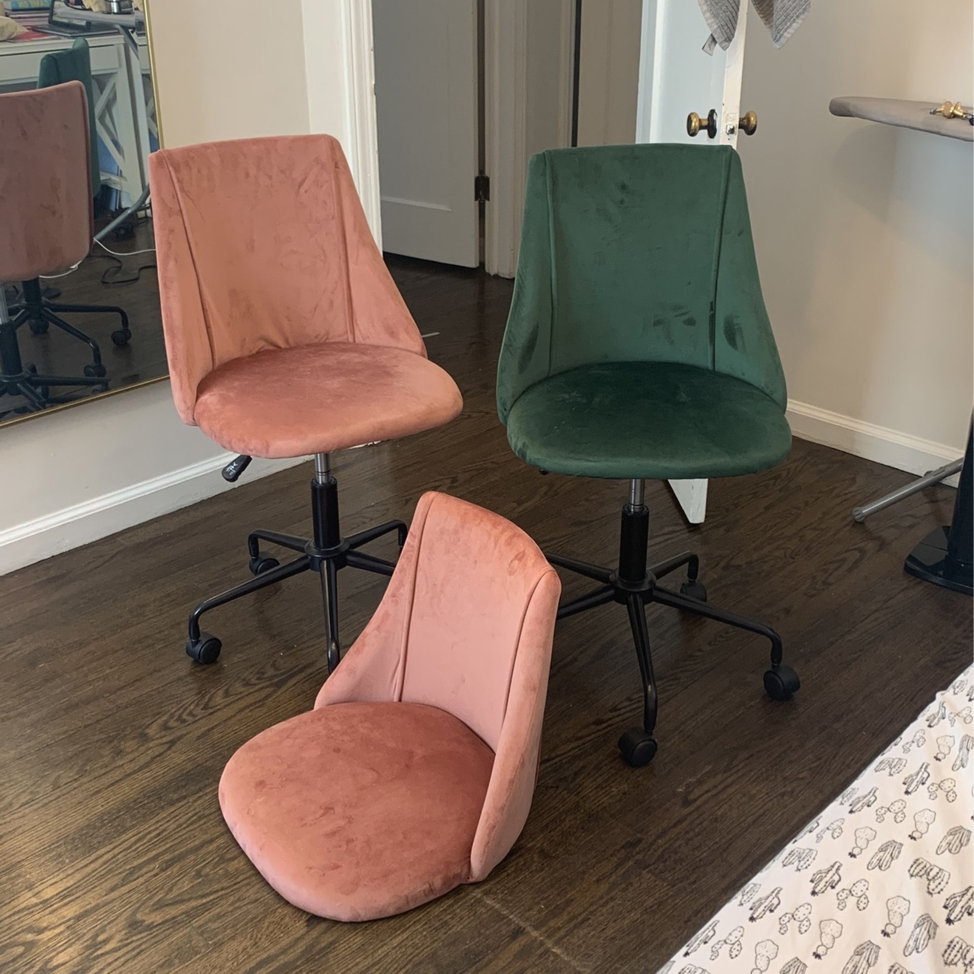 Velvet Desk Chair