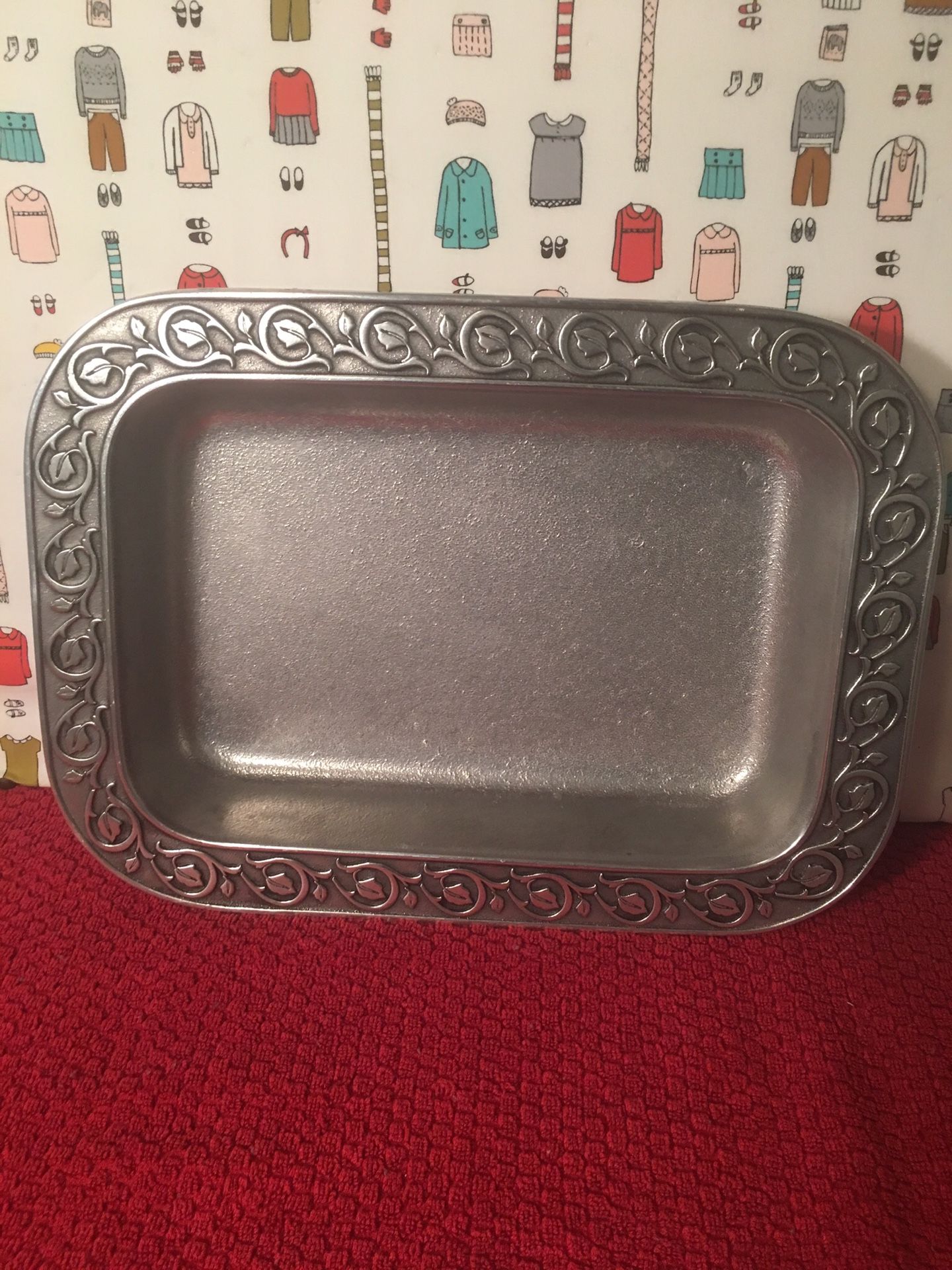 Royal Wilton Pewter RWP Amway Rectangle Dish