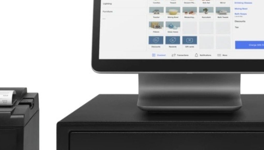 Square Register Kit With Front Customer View Screen