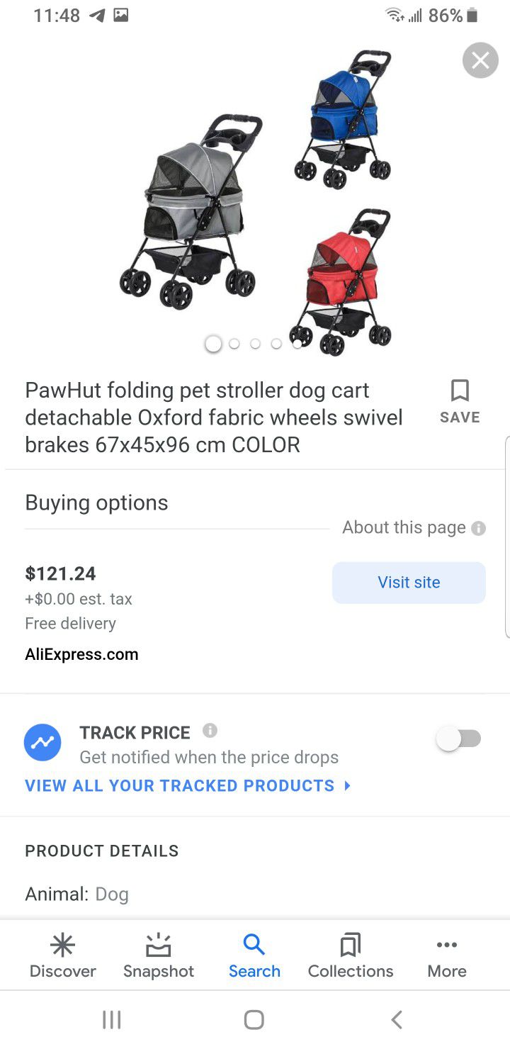 Pet Stroller; BRAND NEW, IN ORIGINAL BOX