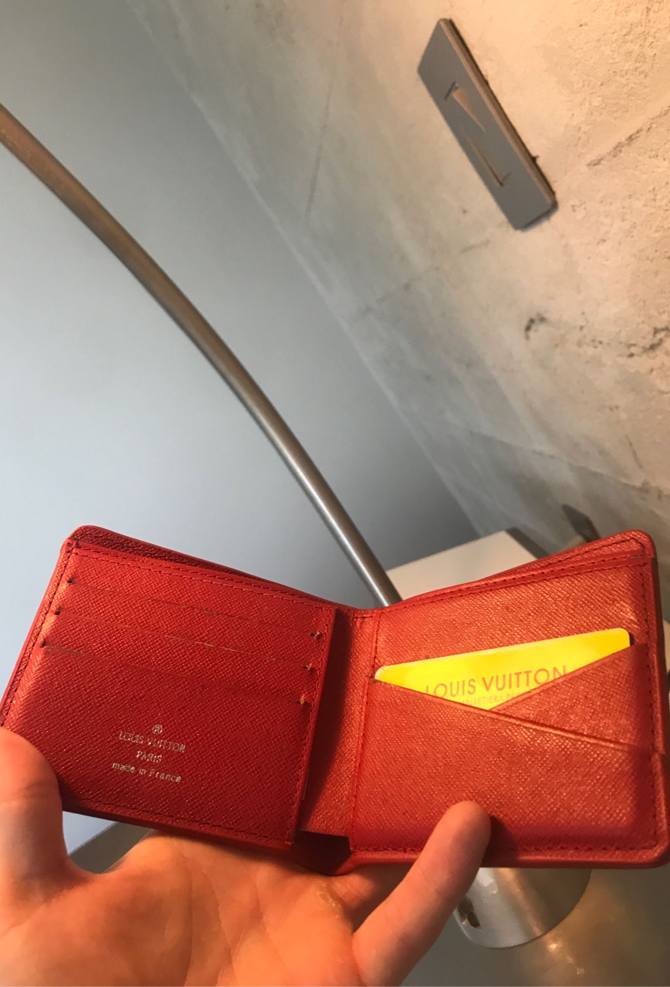 Supreme x LV Wallet