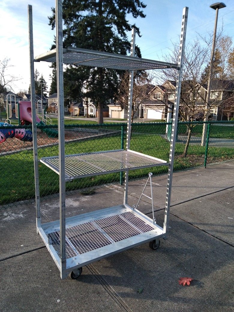 Metal Rolling Adjustable Shelving