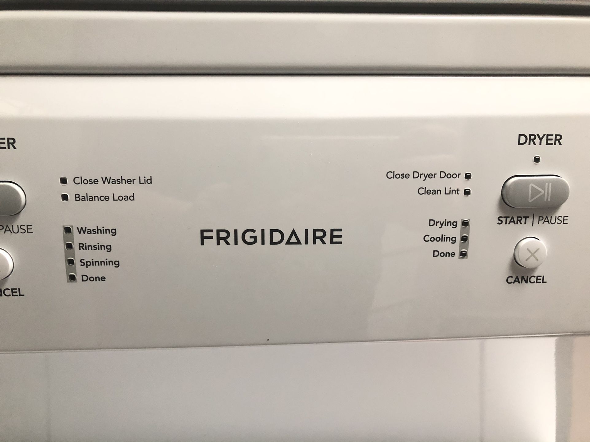 Frigidaire 27” Stack Washer/GAS Dryer BrandNEW