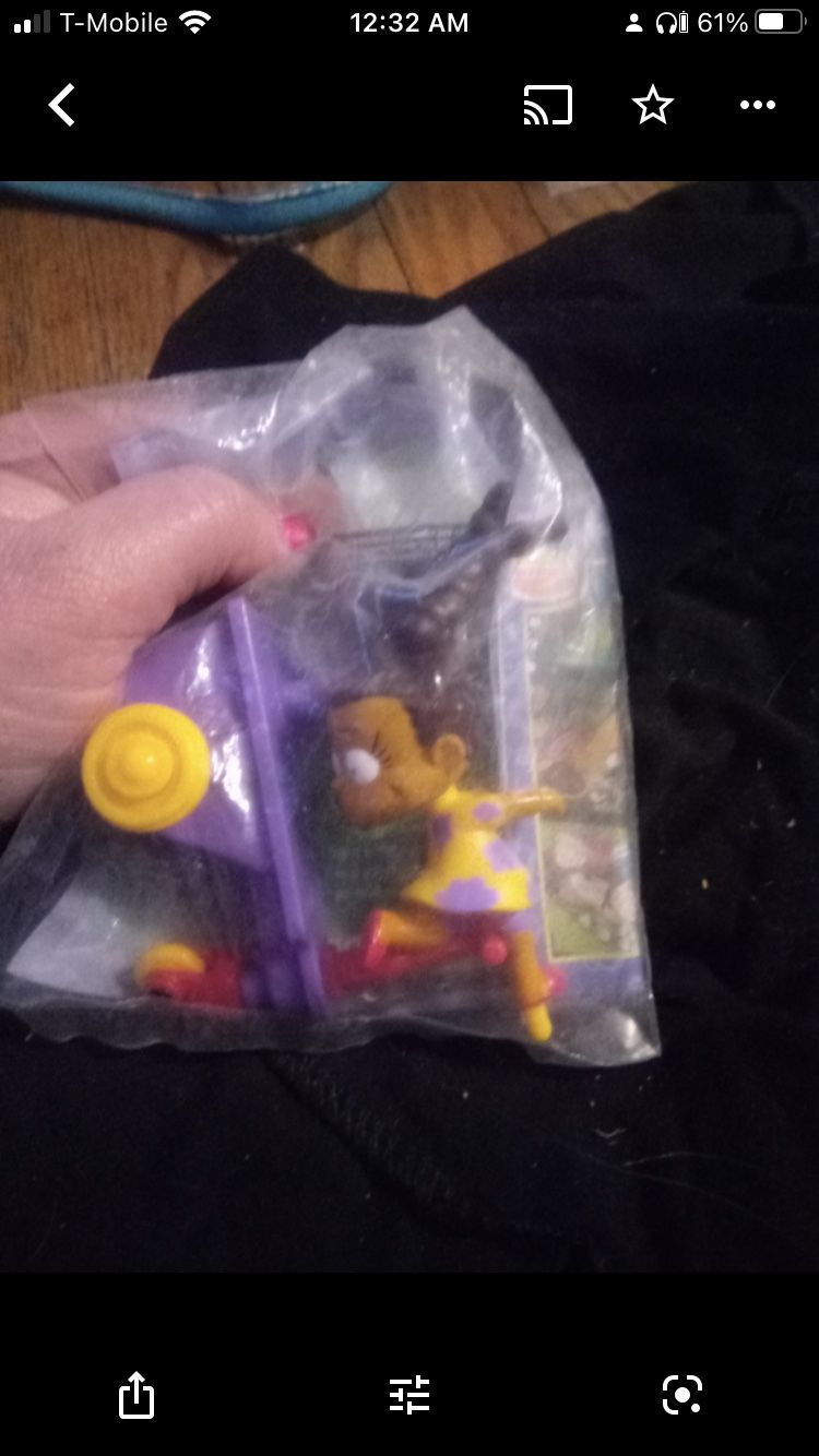 Burger king’s Kids Toy (Rugrats Figure) In Plastic