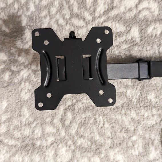Double Dual Monitor Stand - Black