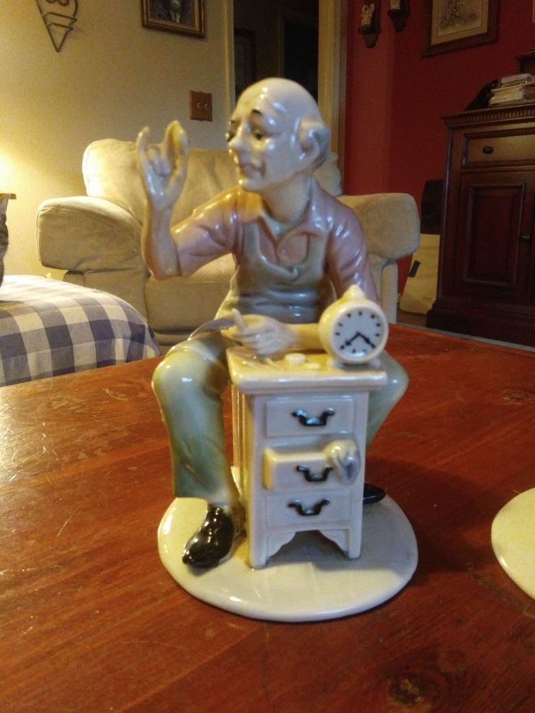 Pastel Figurines - Ain't Retirement Grand?