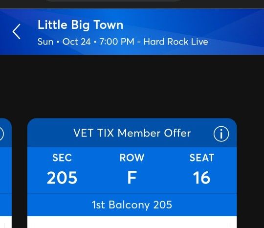 Free Little Big Town
Sun · Oct 24 · 7:00 PM - Hard Rock