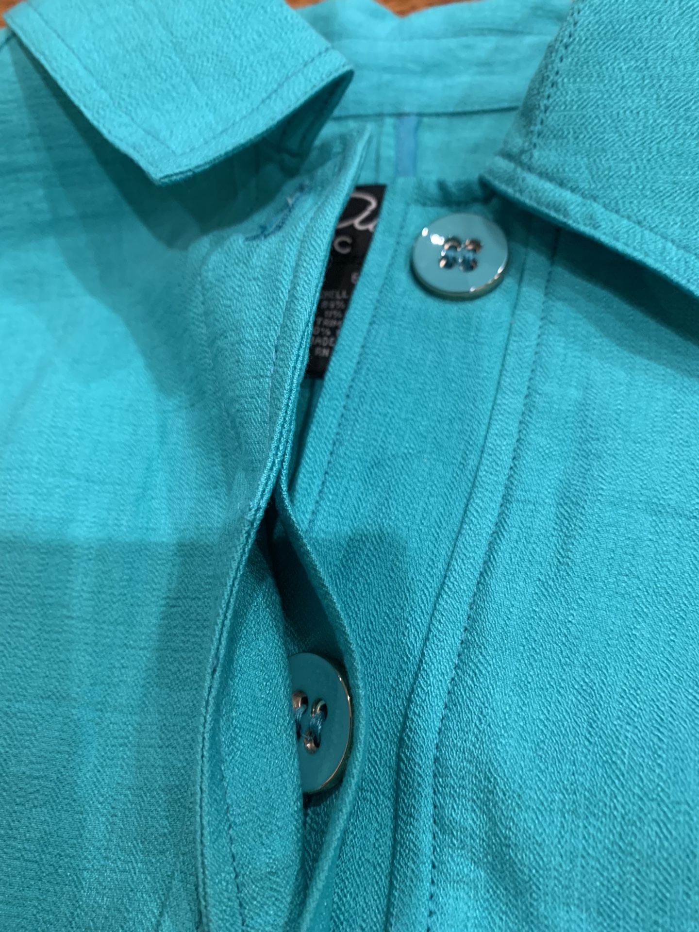 Ally NYC Brand New women s short suit set COLOR: SEAFOAM size:6