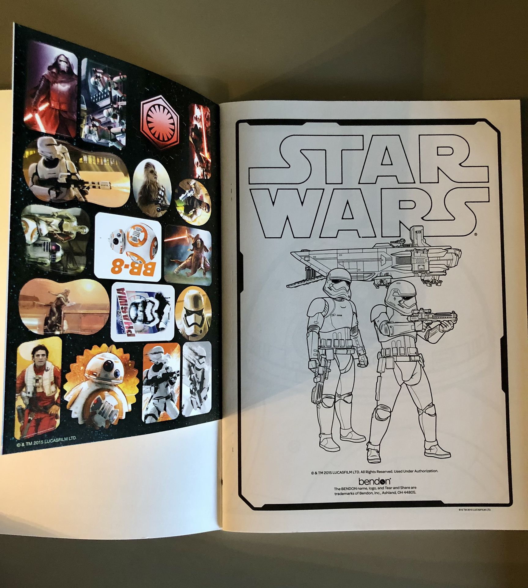 Star Wars Color And Trace With Stickers And Tracing Pages Lucas Films Ltd 2015