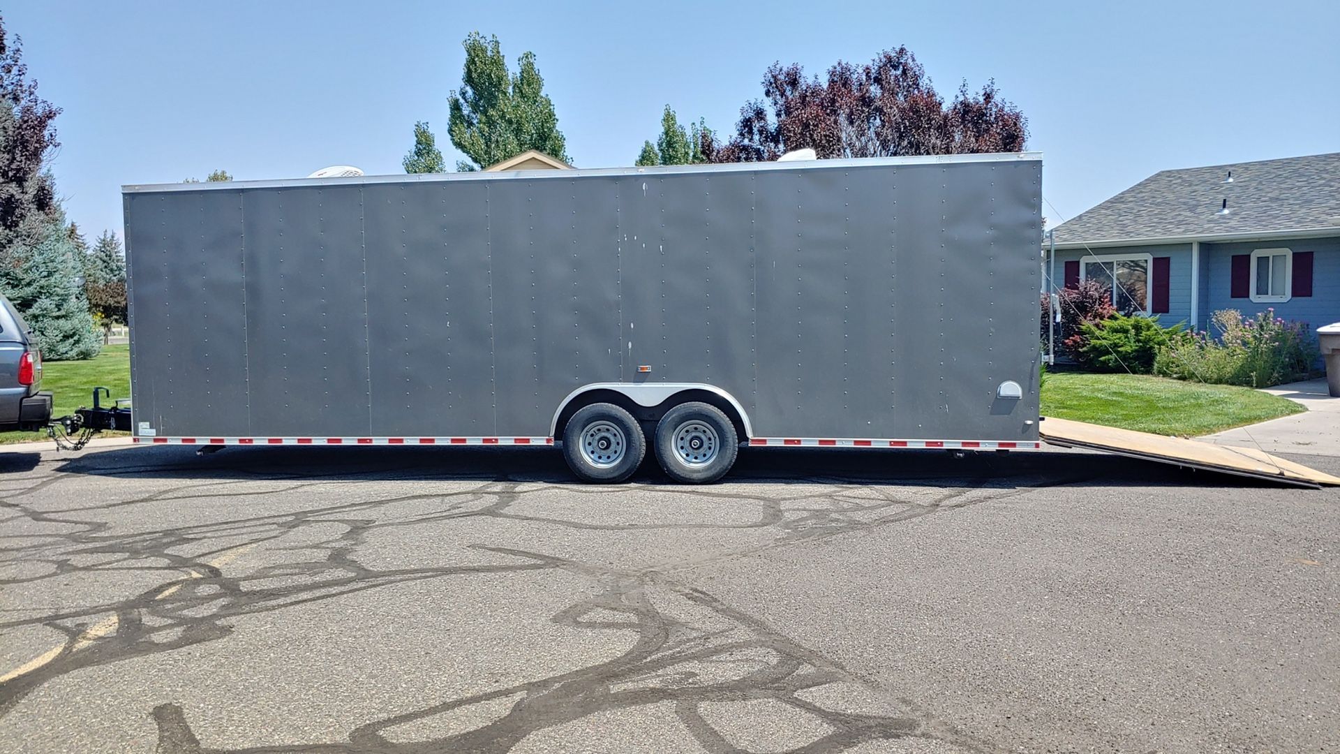 2019 28’ V-Nose Rock Solid Cargo Trailer