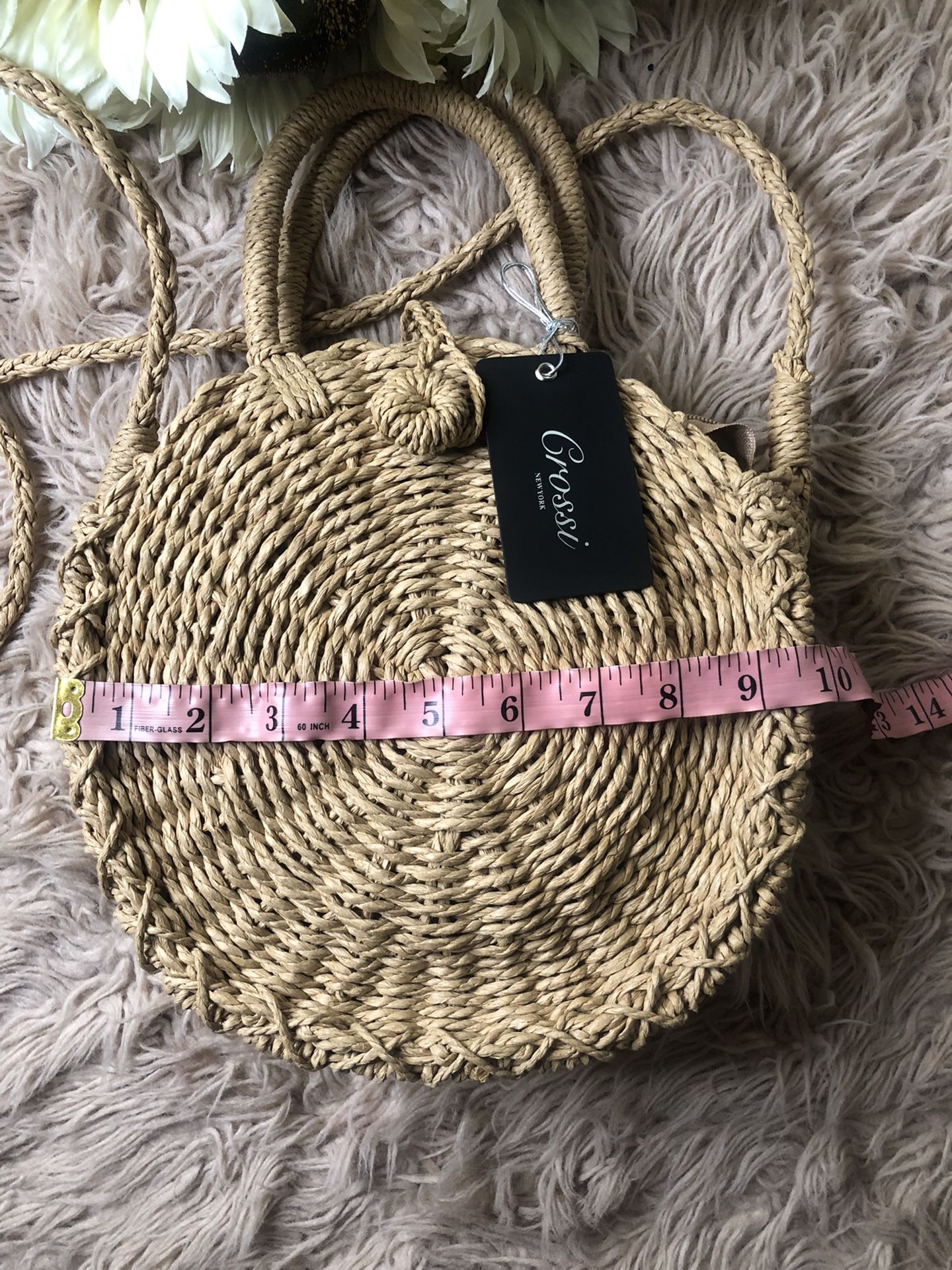 Straw Crossbody Bag