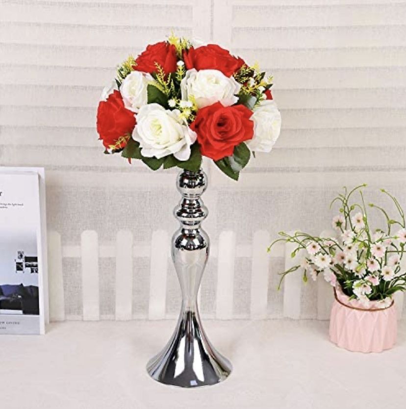 Faux/Fake Flower Ball Arrangement Bouquet (6)