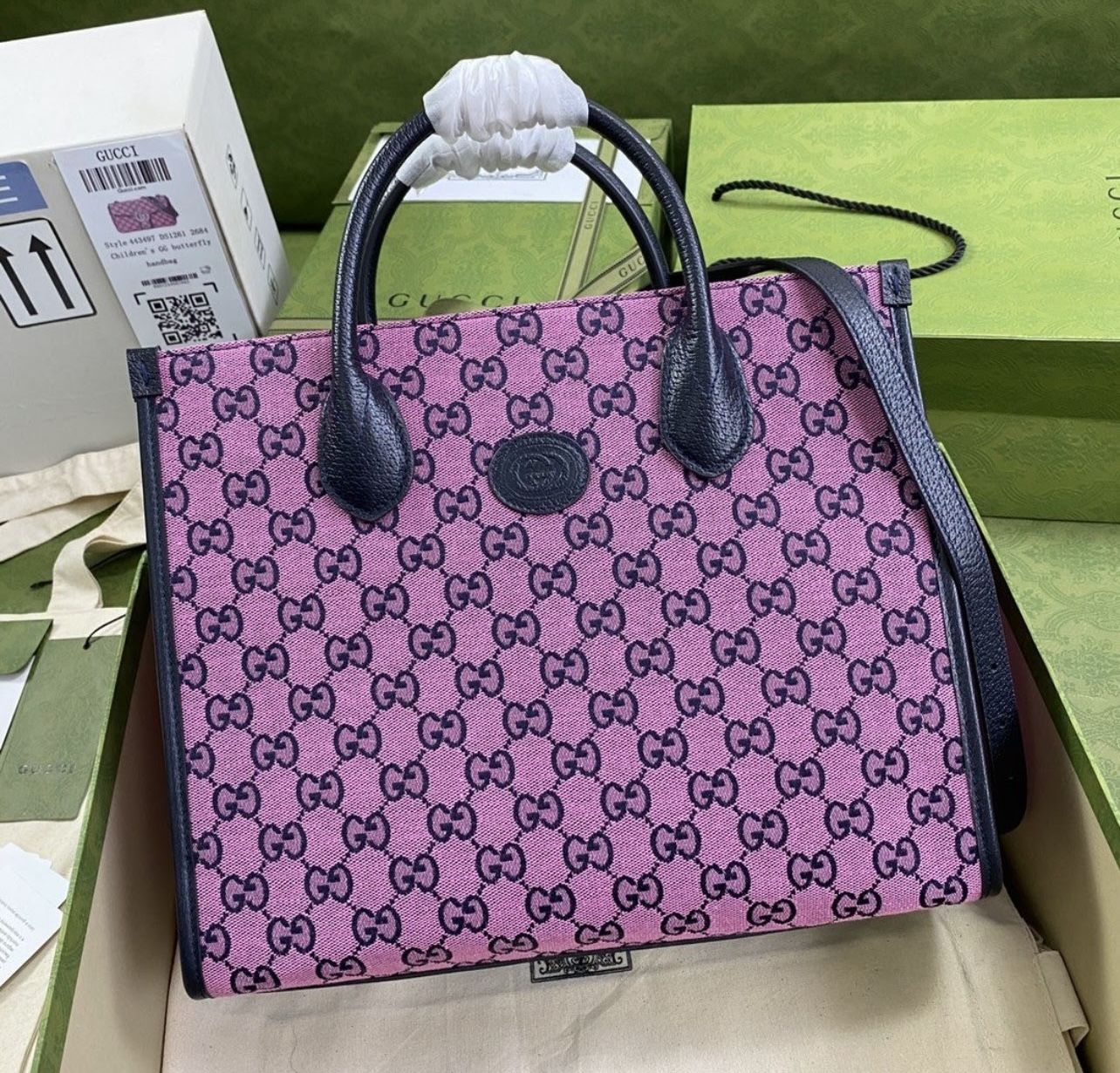 G UCCI Pink Tote