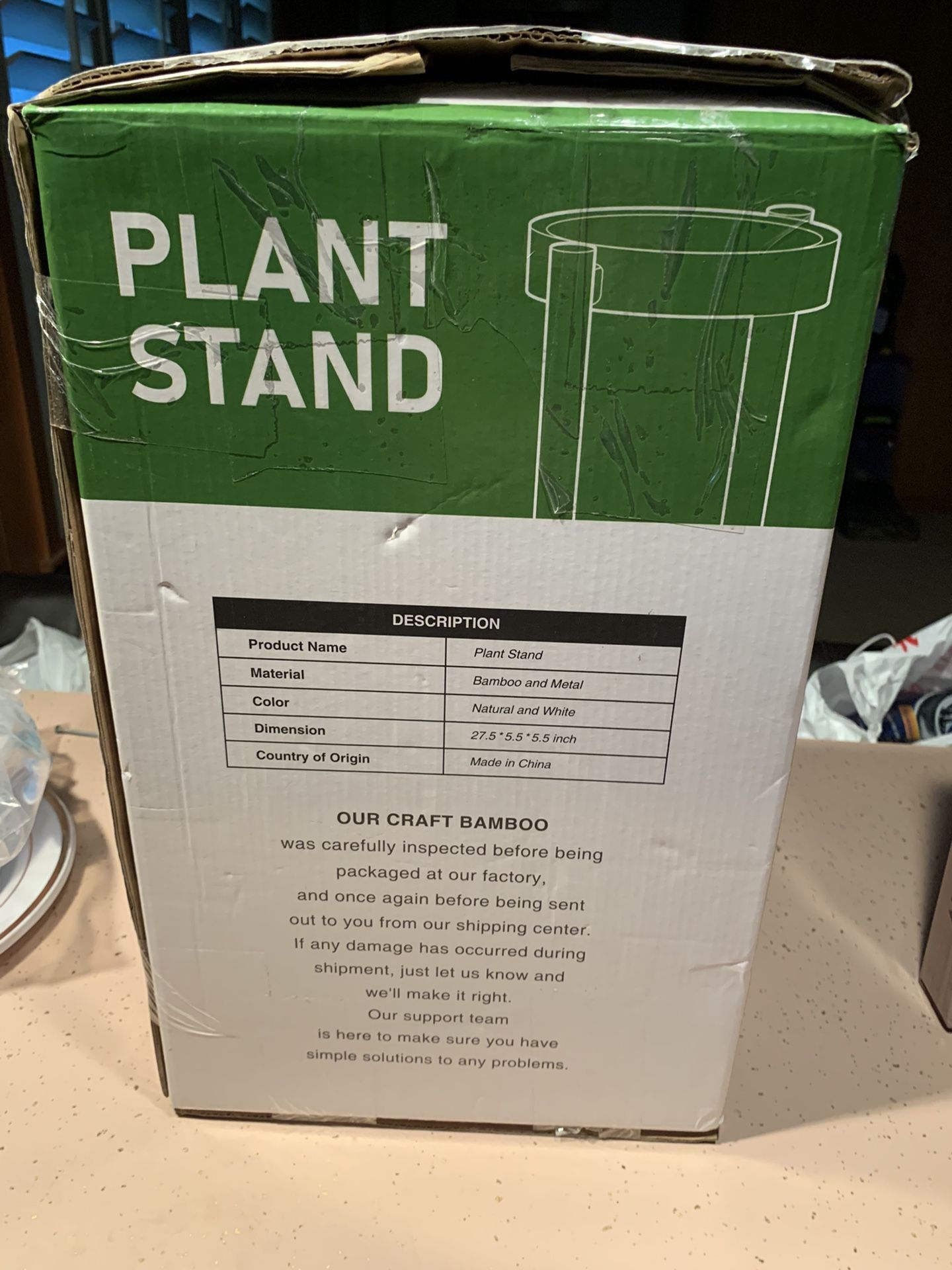 New Bamboo Plant Stand