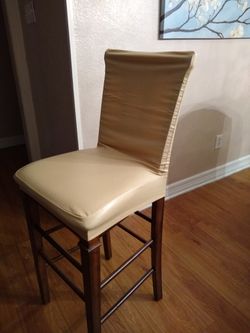 2 stretch slipcovers. (bar stool) Thumbnail