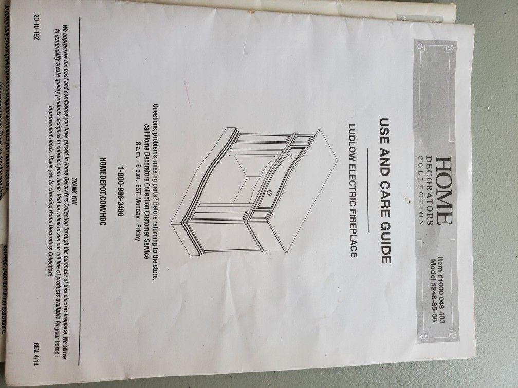 Electric Fire Place $110