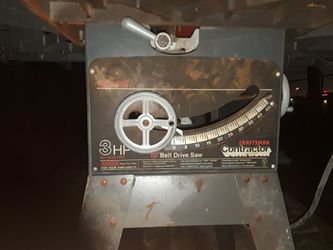 Craftsman "contractor" table saw Thumbnail