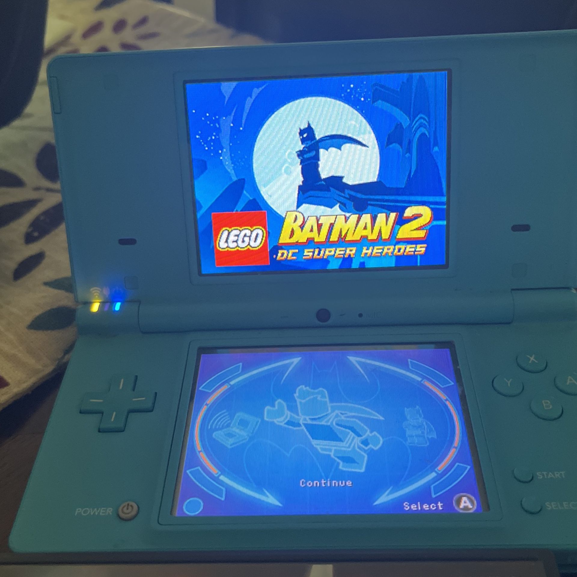 Nintendo DS With 15 Games And Case And 2 Stylist pens