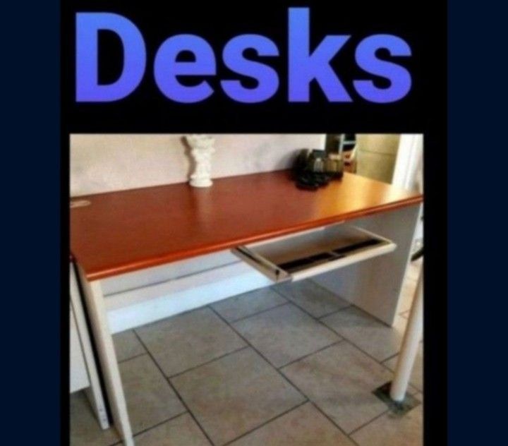3 Desks + 1 Cubicle With Partitions + File Cabinets (Executive Commercial Office Reception Areas (Buy 1 or ALL)
