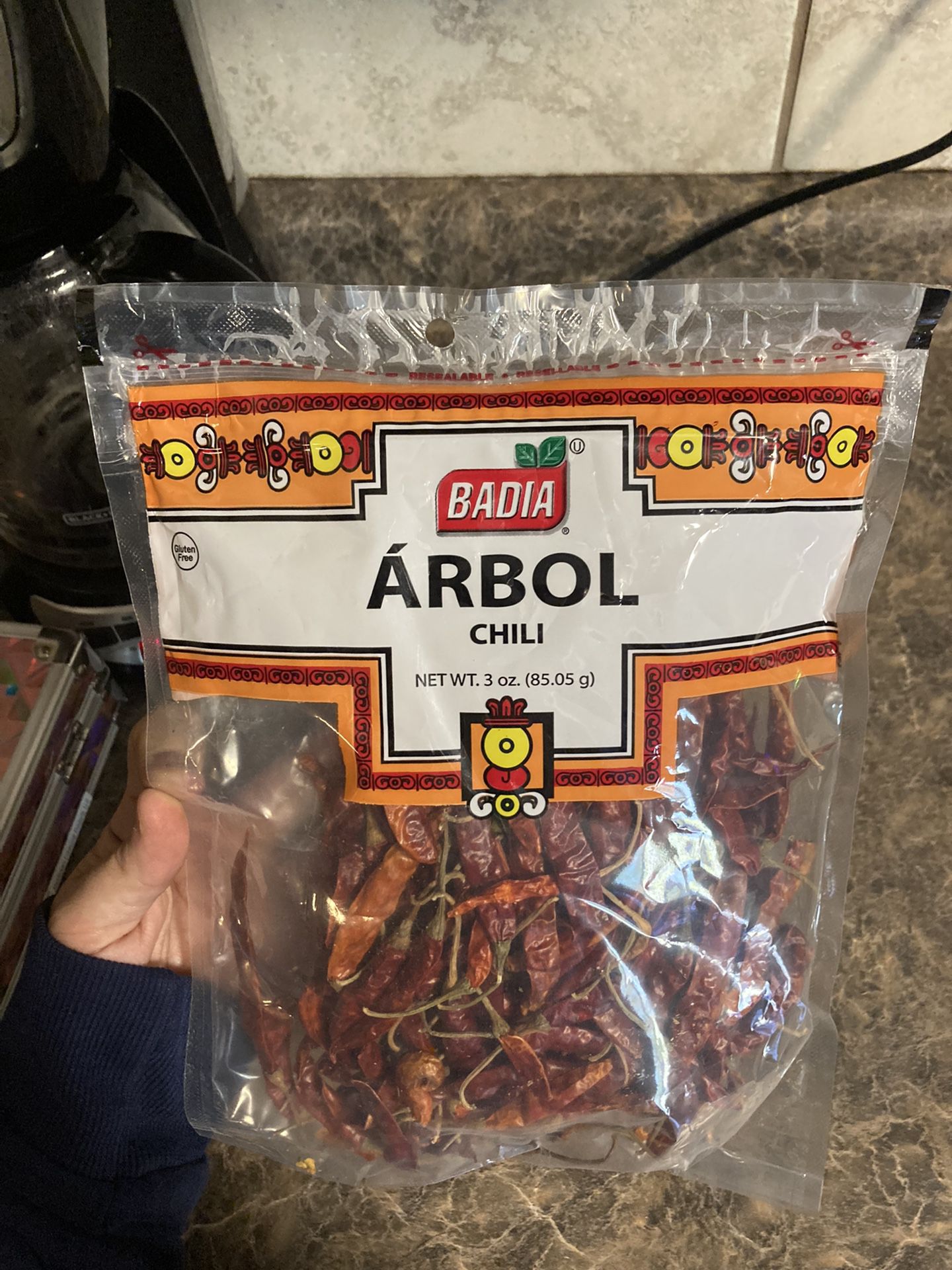 Arbol Chili 3oz Bags