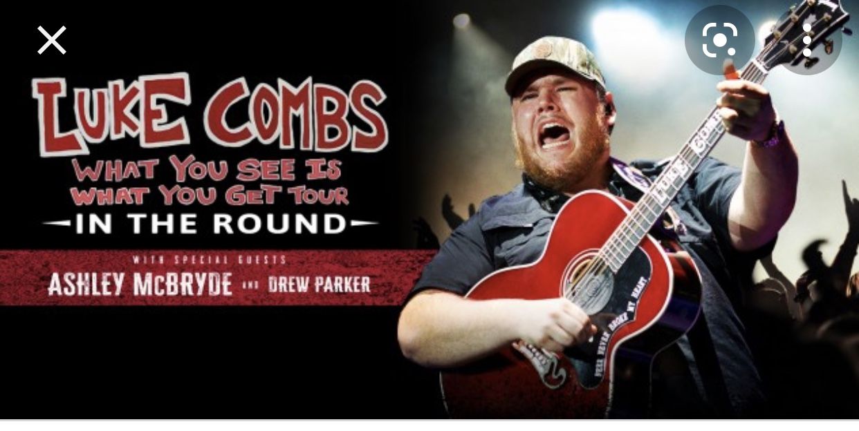 Luke Combs Concert Tickets BB&T Ft Lauderdale