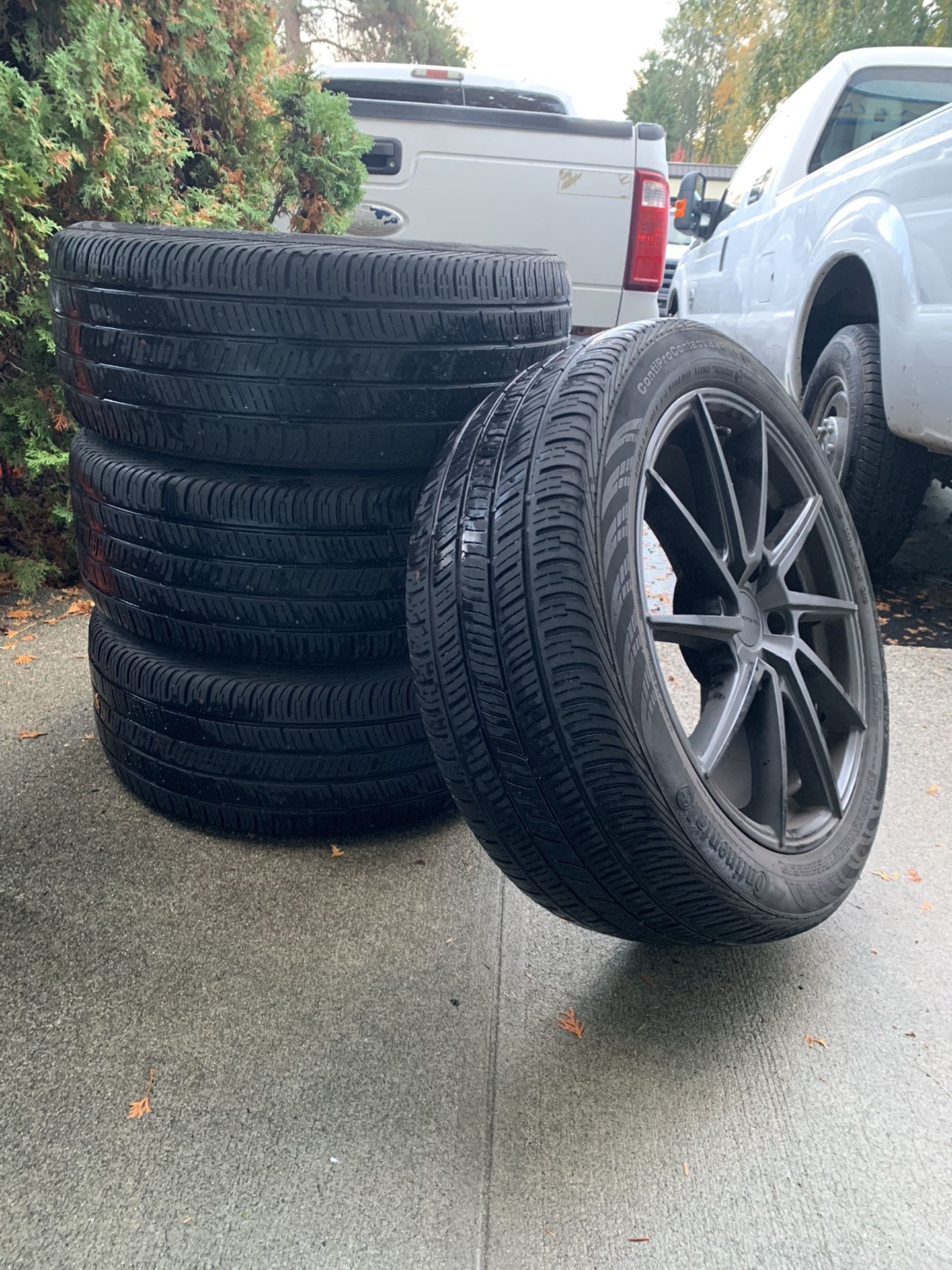 18" BMW Wheels And Tires 245/45/18 (Continental)