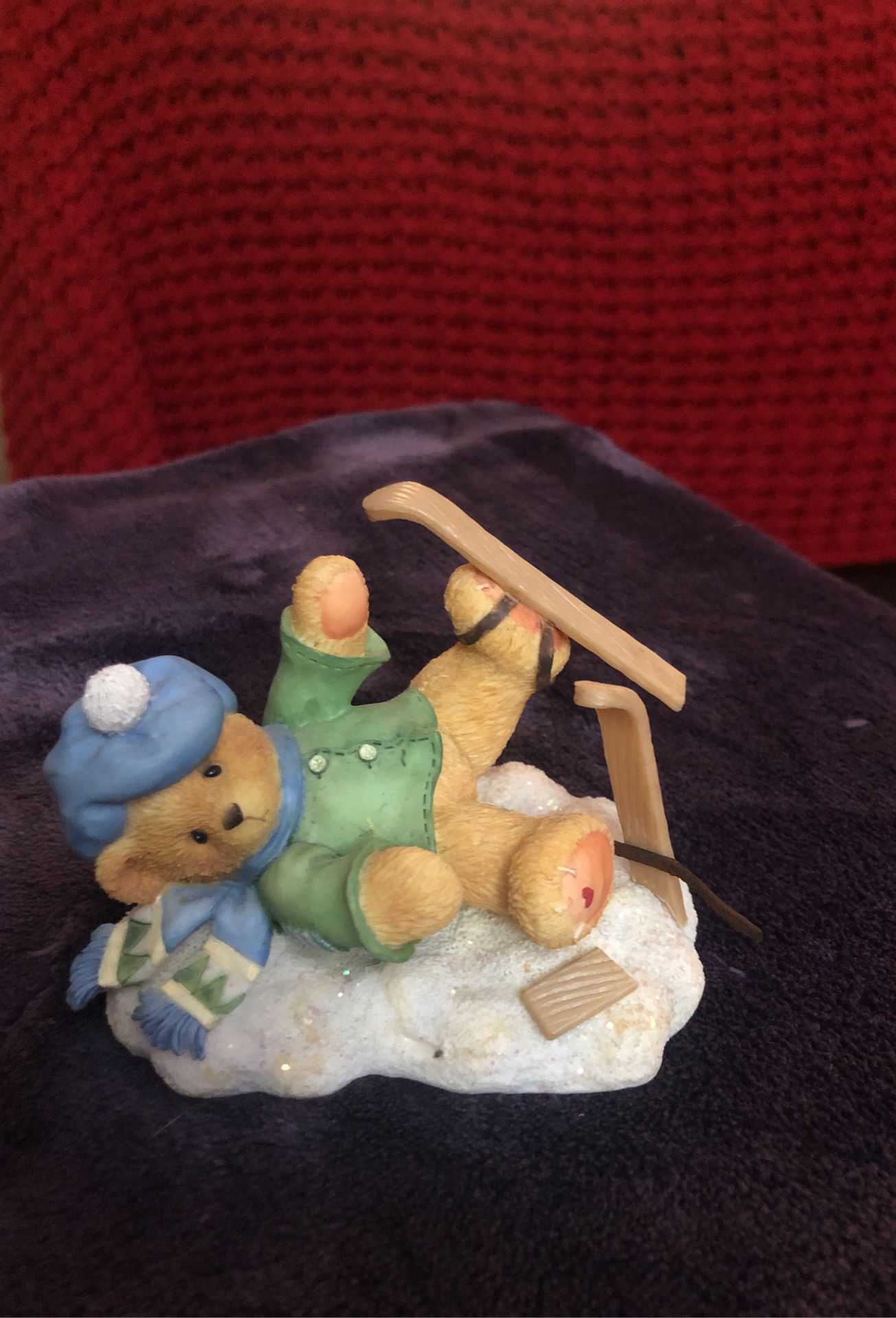 Cherished Teddies I’m Head Over Skis For You