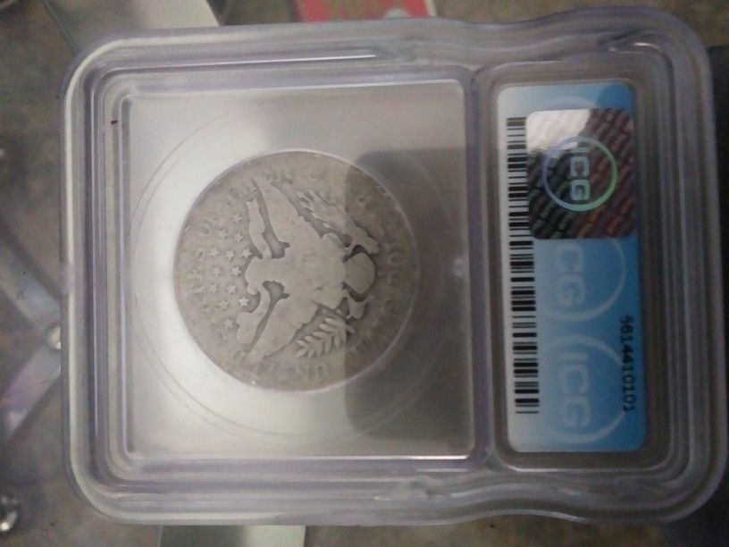 1904 San Francisco Barber Half Dollar Icg AGo3 Detail Scratch Damage KEY DATE