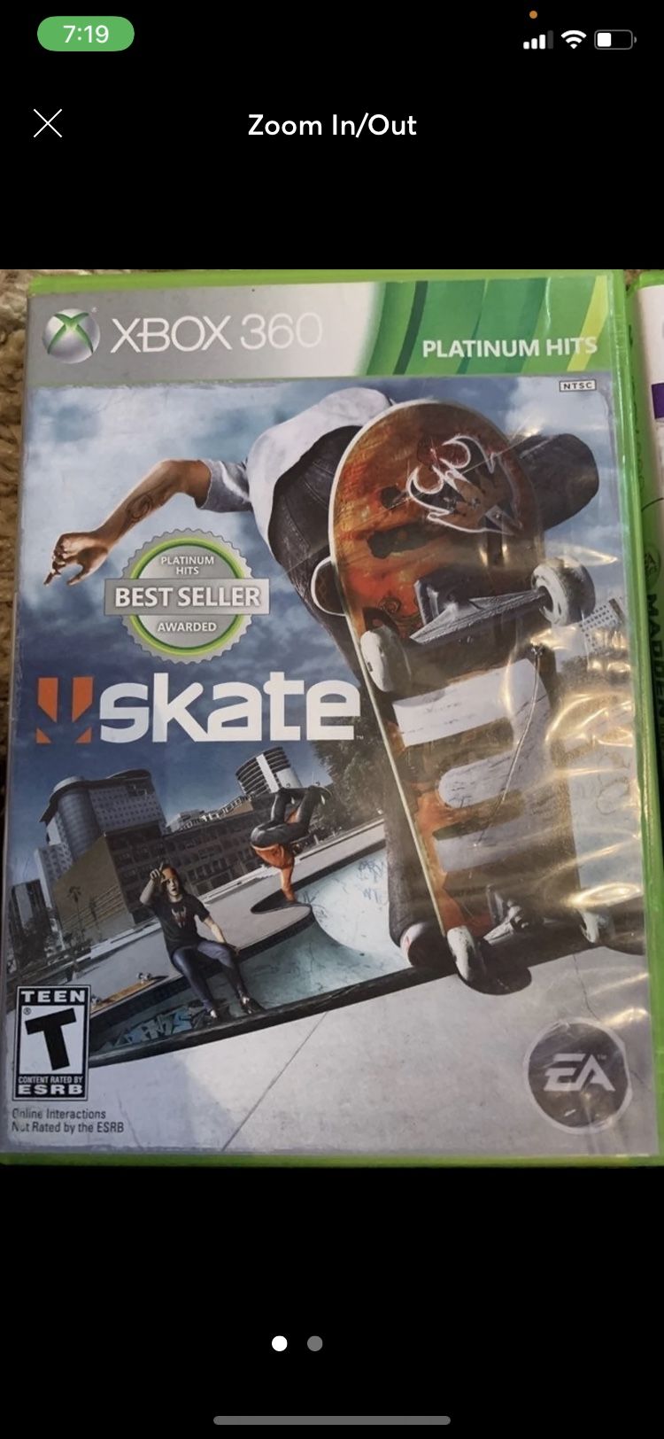 XBox 360 Skate Game