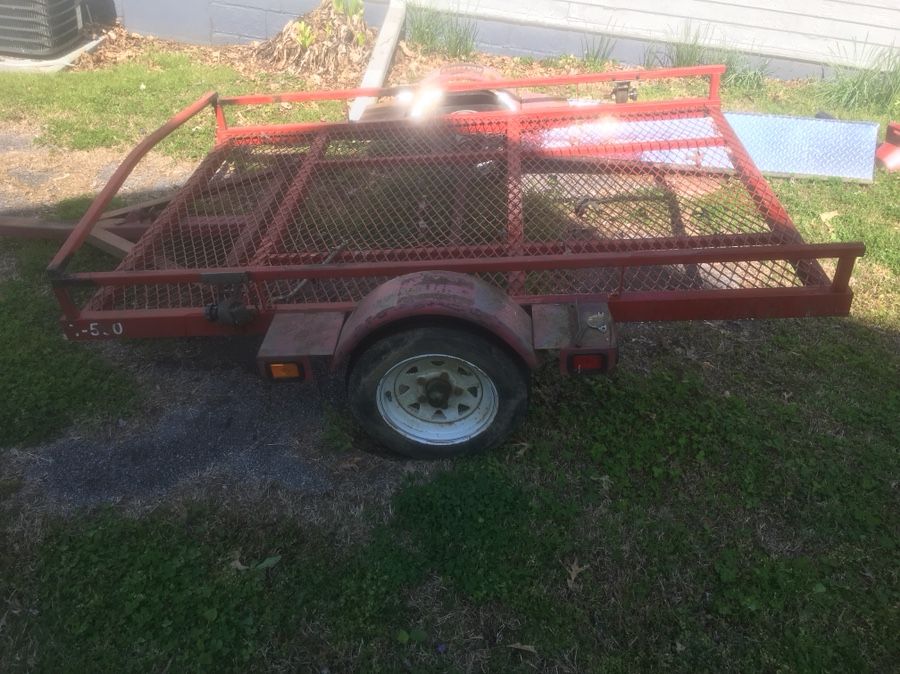 Trailer full tilting 5x8