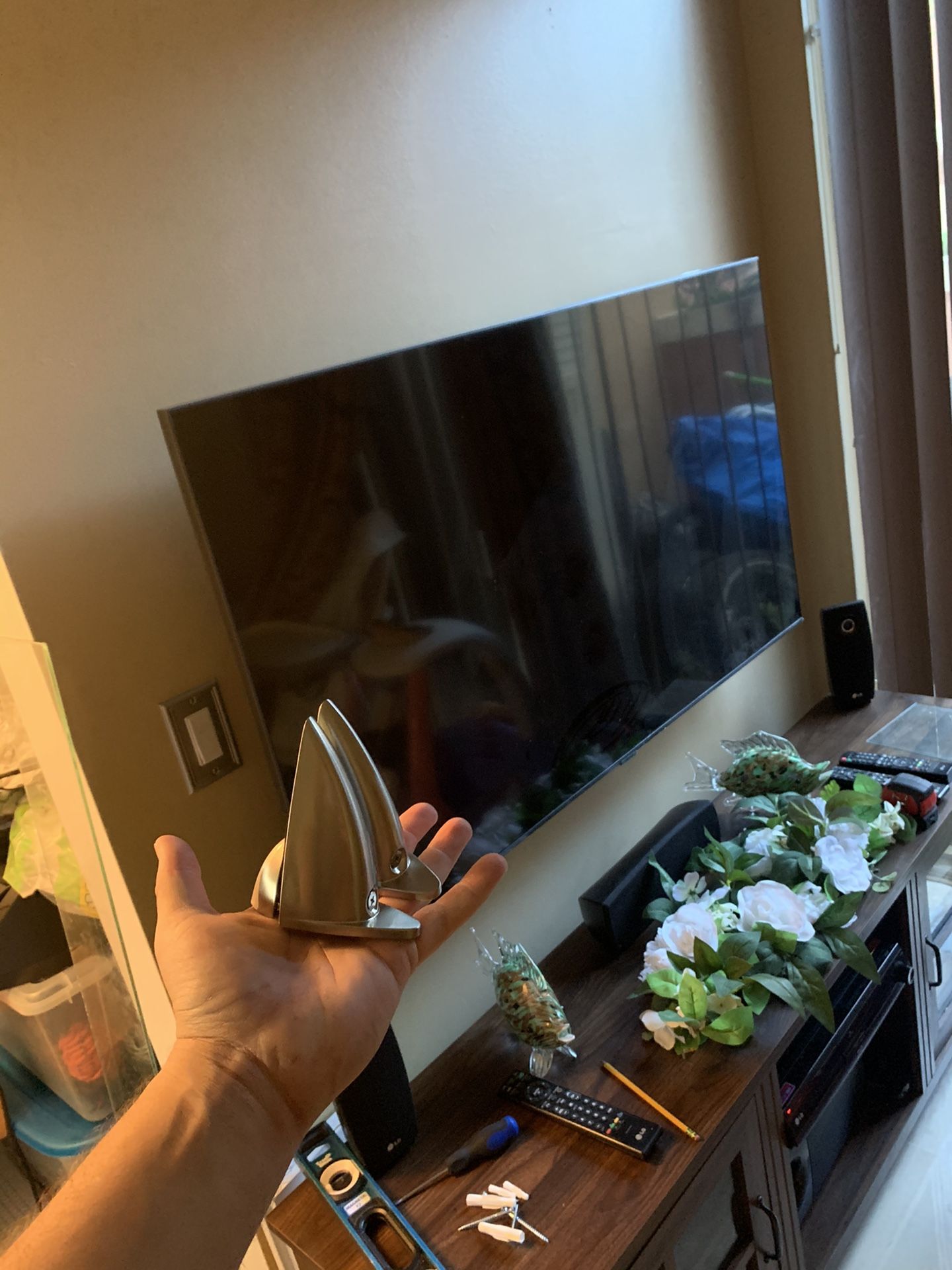 Glass shelves and brackets