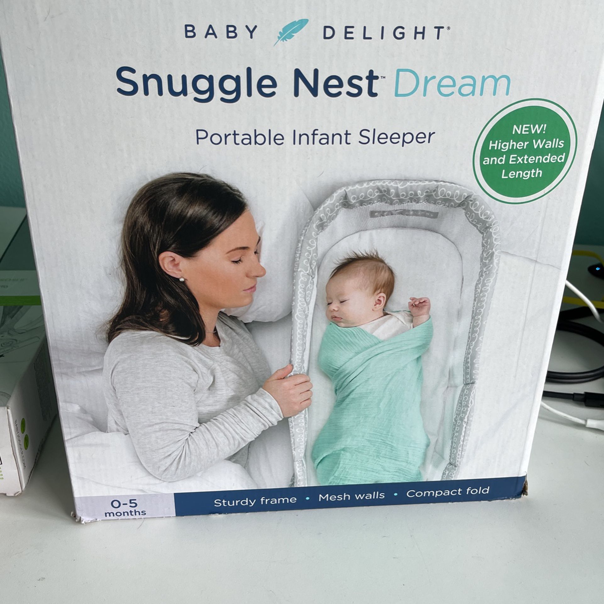 Baby Delight Snuggle Nest Portable Infant Sleeper