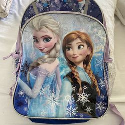 Disney Frozen Elsa & Anna Preowned Backpack + Game Set Thumbnail