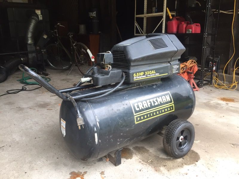 240v Craftsman Professional 65 Hp 33 Gallon Air Compressor For Sale In Westwood Ma Offerup