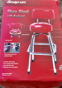 Box Snap On Stool With Backrest, Snap On Bar Stool Costco
