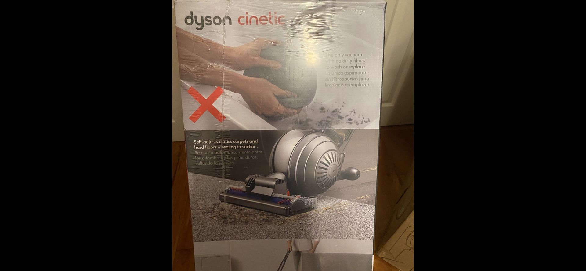 DYSON - CINETIC BIG BALL ANIMAL + ALLERGY UPRIGHT VACUUM - IRON/NICKE Sells For $700 On eBay
